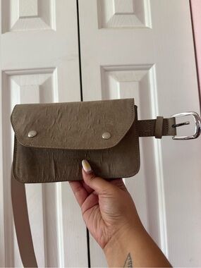 torrid taupe belt bag